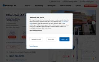 HearingLife of Chandler AZ website