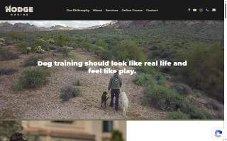 Hodge Canine website