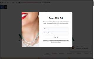 Myranda Fine Jewelry website