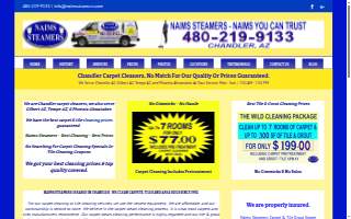 Naims Steamers Carpet & Tile Grout Steam Cleaning website