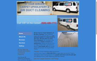 At Your Service Carpet Cleaning website