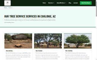 Coolidge Tree Service website