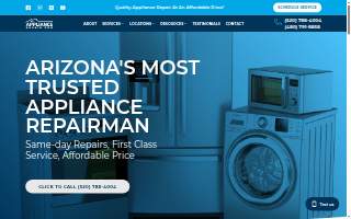 My Appliance Repair Pro of Coolidge website