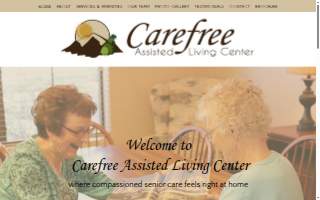 Carefree Assisted Living Center website