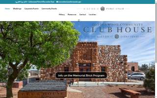 Cottonwood Community Club House website