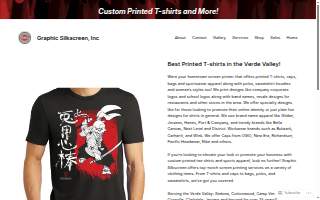 Graphic Silkscreen website