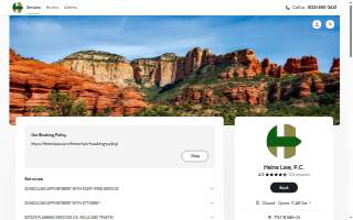 Heins Law, P.C. website