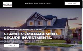 Sedona Verde Valley Property Management website