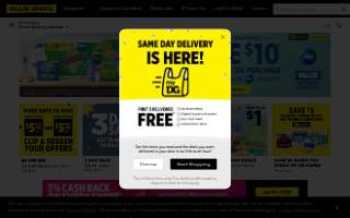 Dollar General of Douglas website