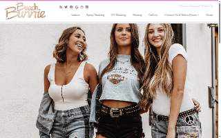 Beach Bunnie Tanning & Wax Bar website