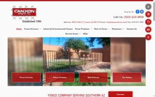 Canyon Fence Co Inc website