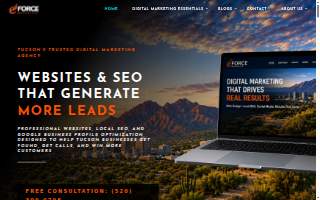 eForce Marketing website