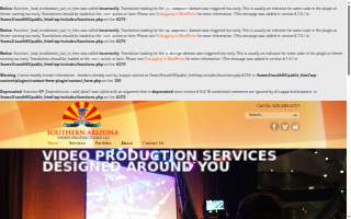 Southern Arizona Video Productions website