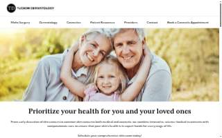 Tucson Dermatology website
