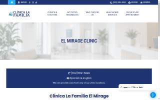 Clinica La Familia El Mirage website