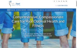 Fixing Feet Institute website