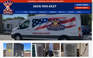 Klimate King A/C & Heating website