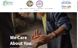 My Priority Home Care website