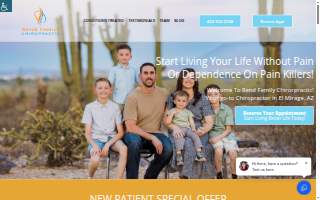 Rand Family Chiropractic website