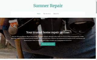 Sumner Repair LLC handyman service (not a licensed contractor) website