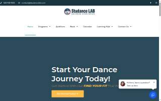 The Studance Lab website