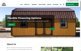 Desert Rose Portable Buildings website