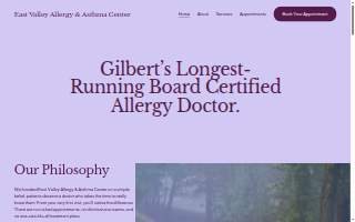 East Valley Allergy & Asthma Center website