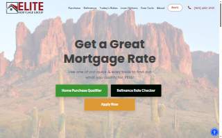 Elite Mortgage Group of Eloy website