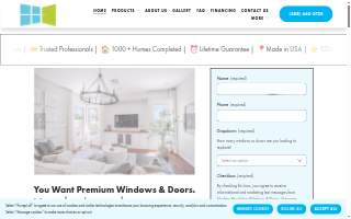 Modern Resolution Windows & Doors website