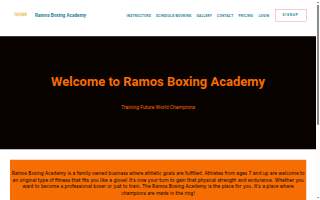 Ramos Boxing Academy website