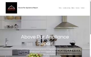 Above Par Appliance Repair website