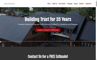Arizona Metal Roofing website