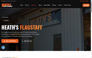 Heath's Auto Service - Flagstaff website