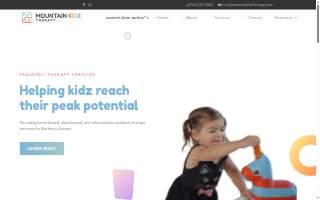 Mountain Kidz Therapy website