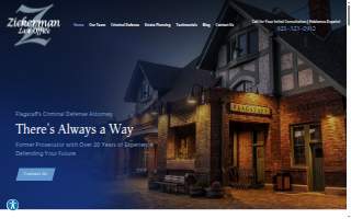 The Zickerman Law Office, PLLC website