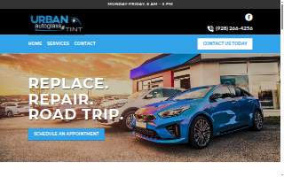 Urban Auto Glass website