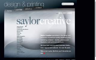 Saylor Creative website