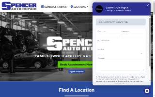 Spencer Auto Repair of Florence website