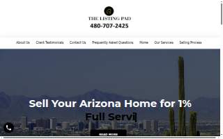 The Listing Pad website