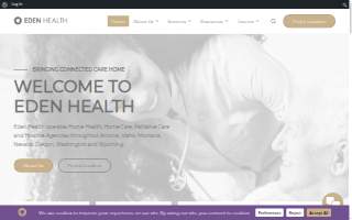 Eden Health - Home Health, Hospice, Home Care website