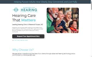 Heroes of Hearing LLC website