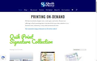QuikPrint website