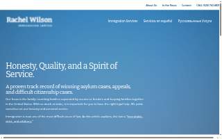 Rachel Wilson Law of Flowing Wells website