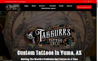 Taggurrs Tattoos website