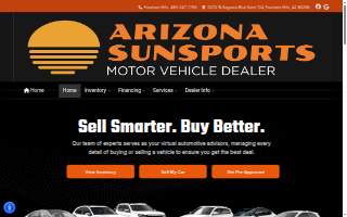Arizona Sunsports website