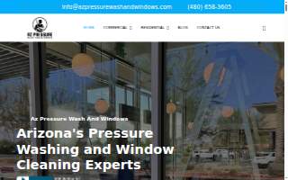 Az Pressure Wash and Windows website