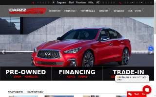 Carzz Motor Sports website