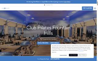 Club Pilates of Fountain Hills website