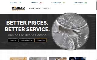 MinDak Gold & Silver website