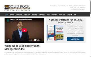 Solid Rock Wealth Management website